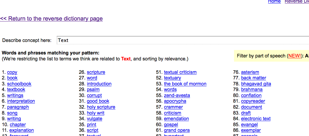 compare text to all words in dictionary